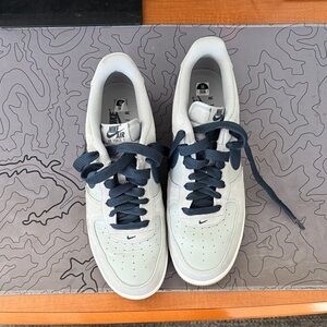 Nike Air Men's Sneakers - White and Dark Blue